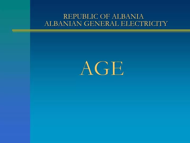 republic of albania albanian general electricity