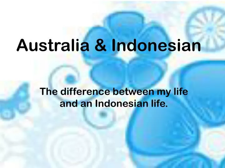 australia indonesian