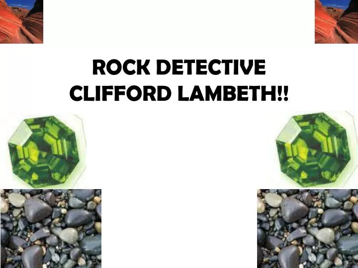 rock detective clifford lambeth
