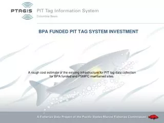 BPA FUNDED PIT TAG SYSTEM INVESTMENT