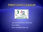 FIRST LEGO LEAGUE - slide 1