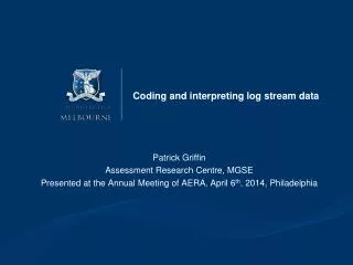 Coding and interpreting log stream data