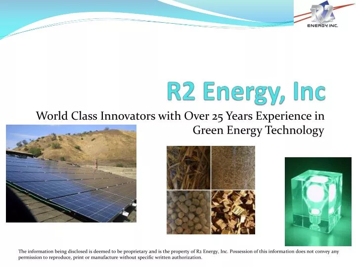 r2 energy inc