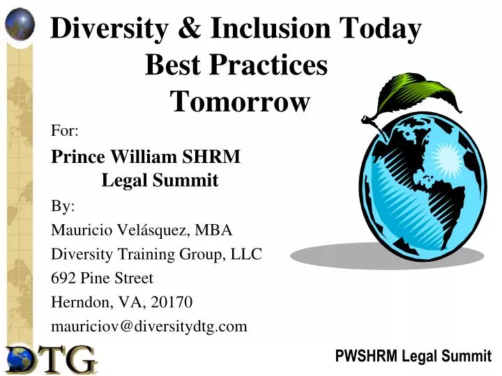 diversity inclusion today best practices tomorrow