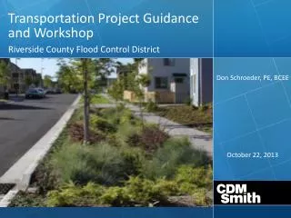Transportation Project Guidance and Workshop
