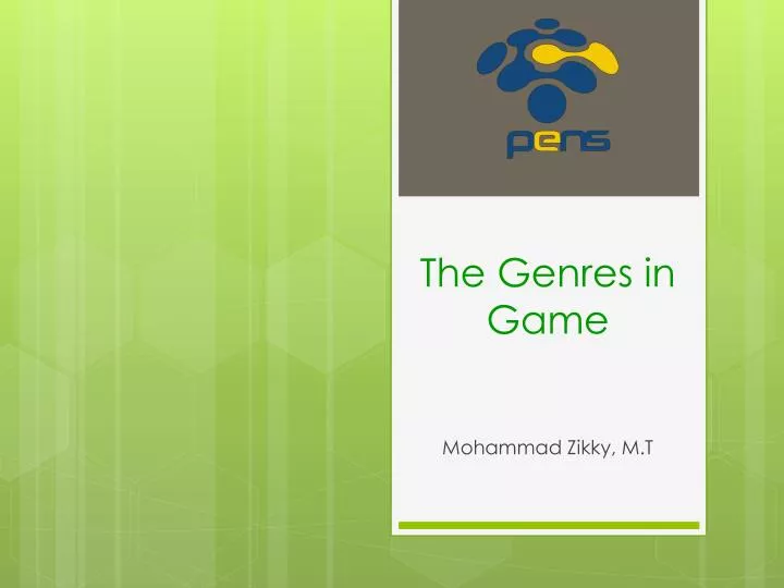 Ppt The Genres In Game Powerpoint Presentation Free Download Id