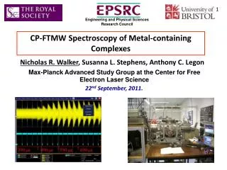 CP-FTMW Spectroscopy of Metal-containing Complexes