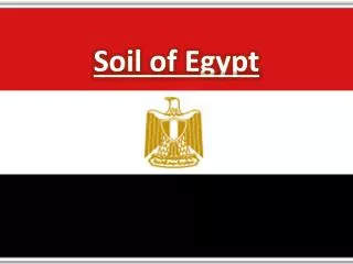 Soil of Egypt