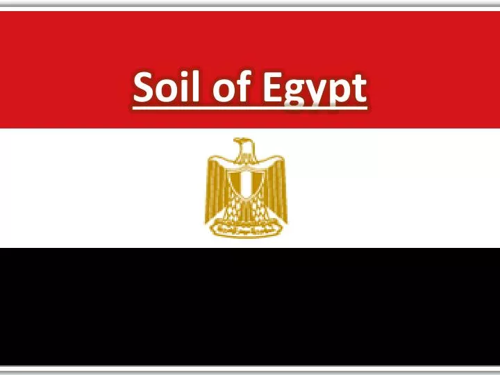 soil of egypt