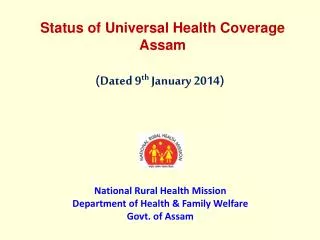 Status of Universal Health Coverage Assam