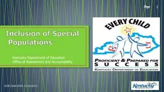 Inclusion of Special Populations
