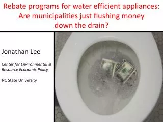 Rebate programs for water efficient appliances: Are municipalities just flushing money down the drain?