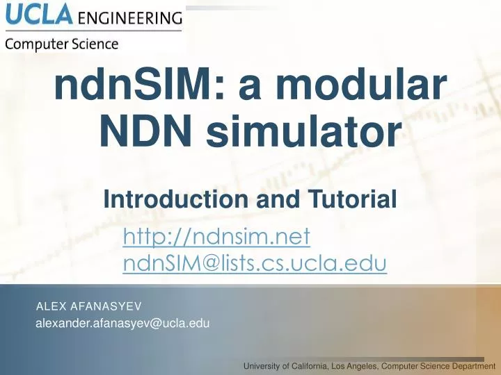 ndnsim a modular ndn simulator introduction and tutorial