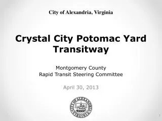 Crystal City Potomac Yard Transitway