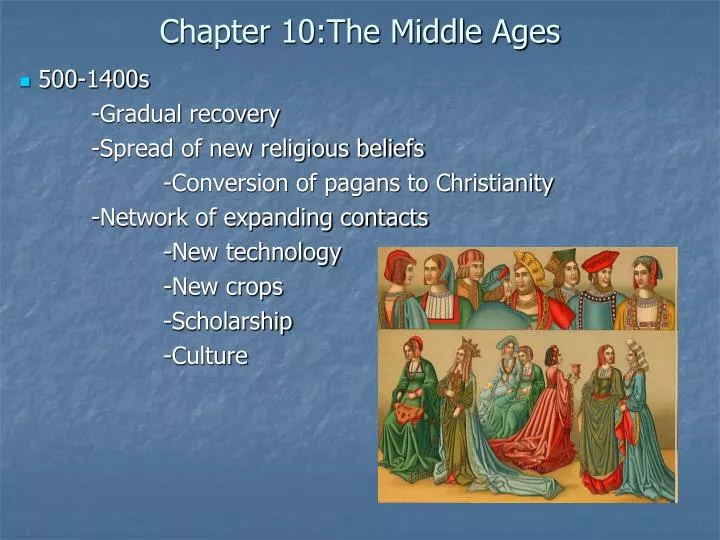 chapter 10 the middle ages