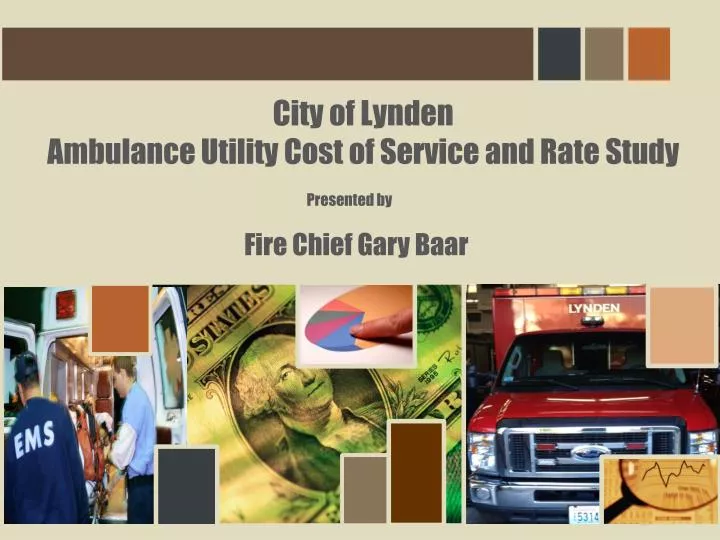 city of lynden ambulance utility cost of service and rate study