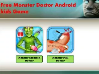 Free Monster Doctor Game for Kids
