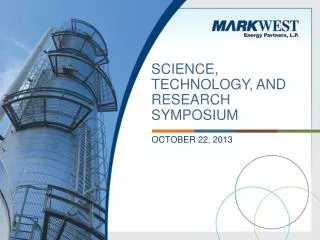 Science, Technology, And Research SYMPOSIUM