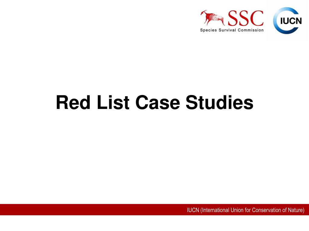 PPT - Red List Case Studies PowerPoint Presentation, free download - ID ...