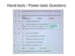 PPT - Hand and Power Tools for construction PowerPoint Presentation ...
