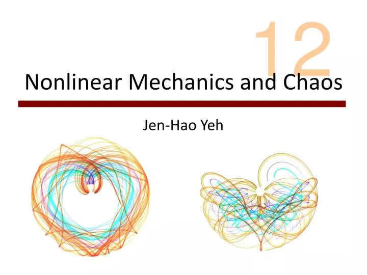 nonlinear mechanics and chaos