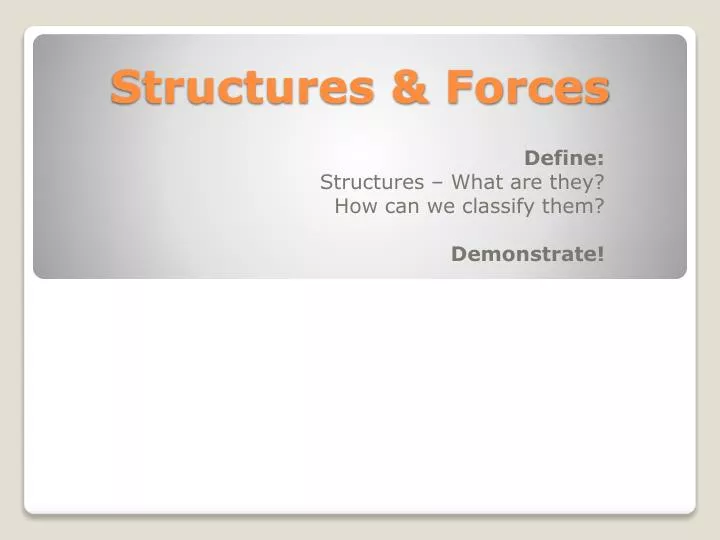 structures forces