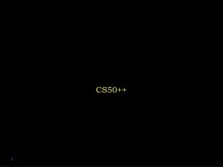 CS50++