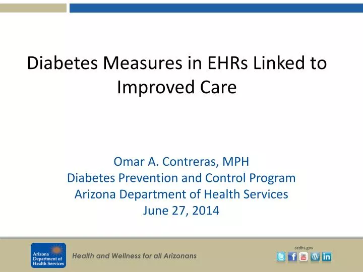 diabetes measures in ehrs linked to improved care