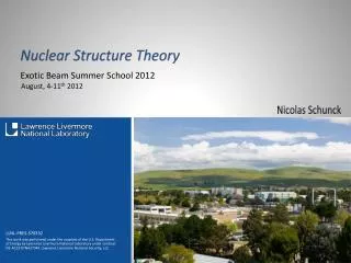 Nuclear Structure Theory