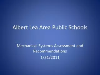 Albert Lea Area Public Schools