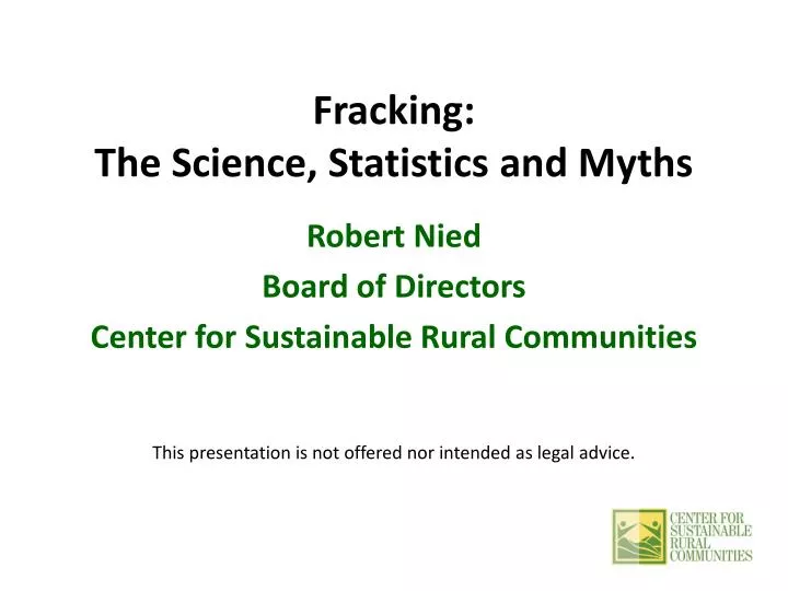 fracking the science statistics and myths