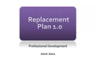  Replacement Plan 1.0