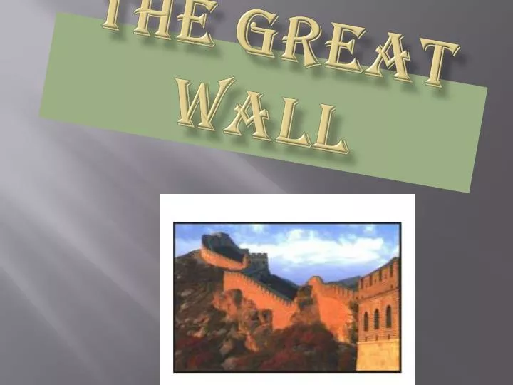 the great wall