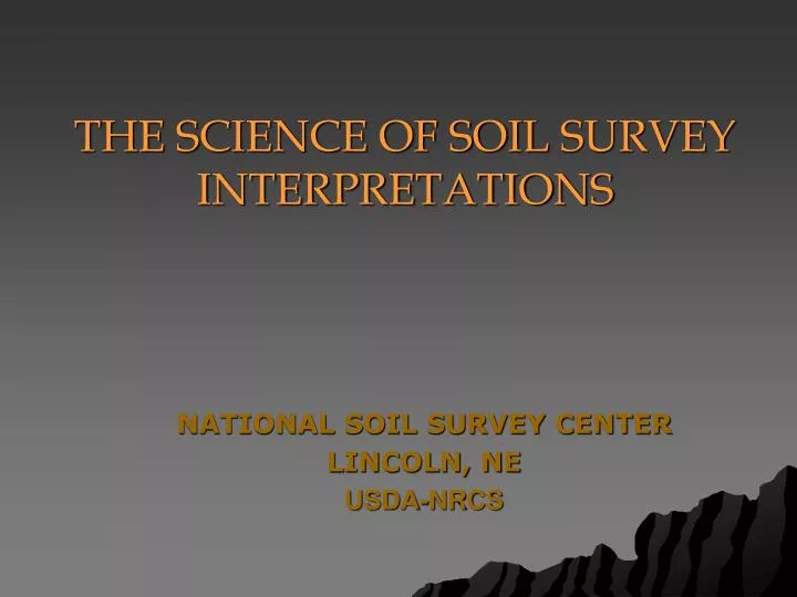 national soil survey center lincoln ne usda nrcs