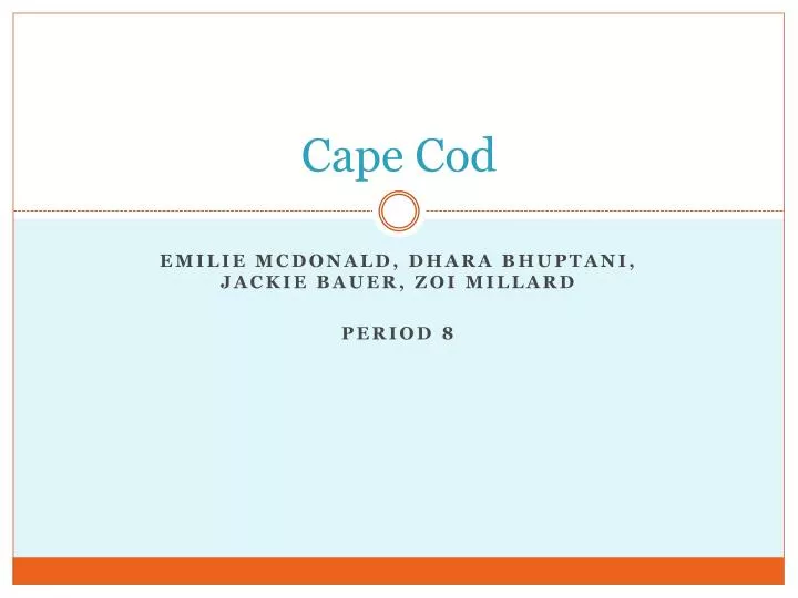cape cod