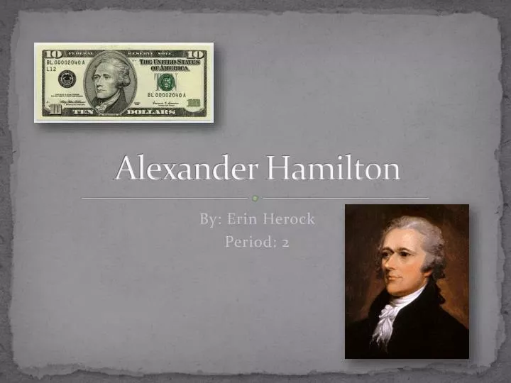 alexander hamilton