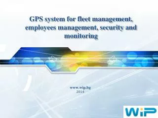GPS system for fleet management, employees management, security and monitoring
