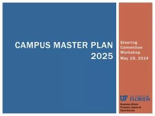 Campus Master Plan 2025