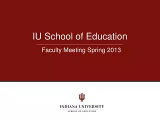 IU School of Education
