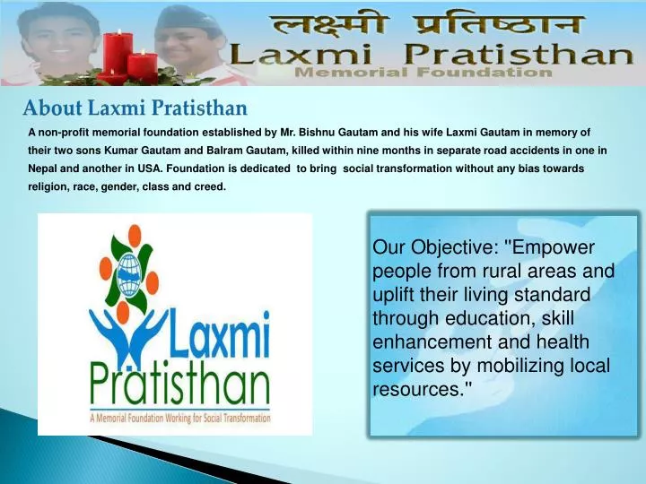 about laxmi pratisthan