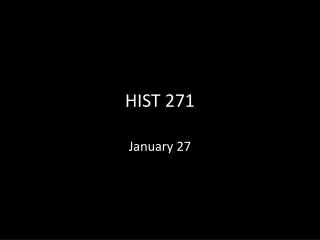 HIST 271