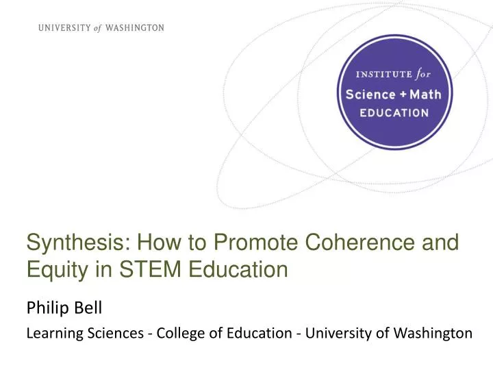 synthesis how to promote coherence and equity in stem education