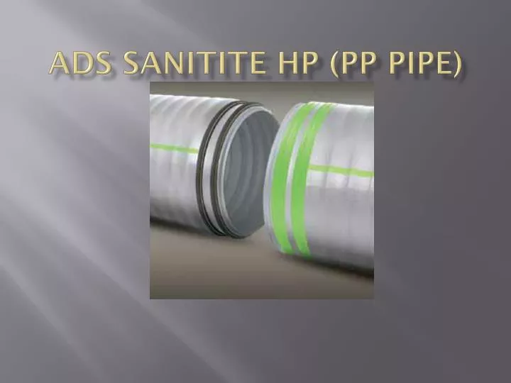 ads sanitite hp pp pipe