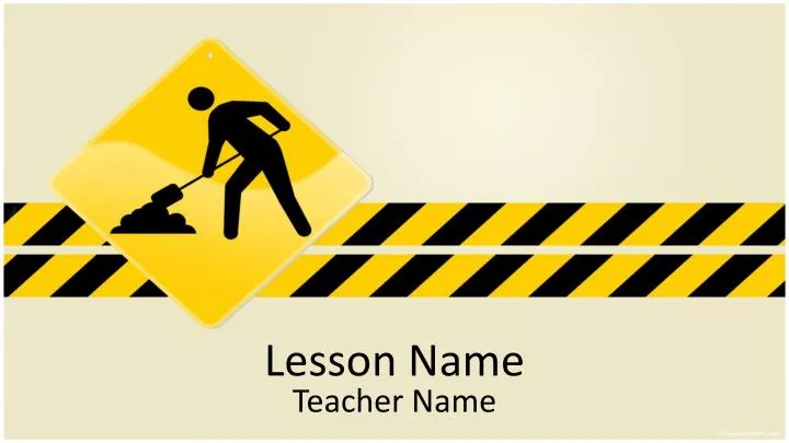 lesson name