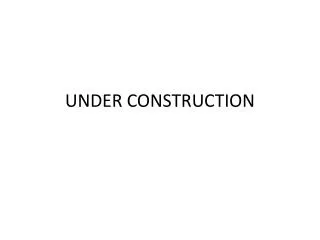 under construction