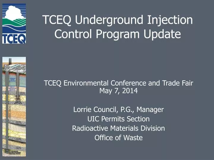 tceq underground injection control program update