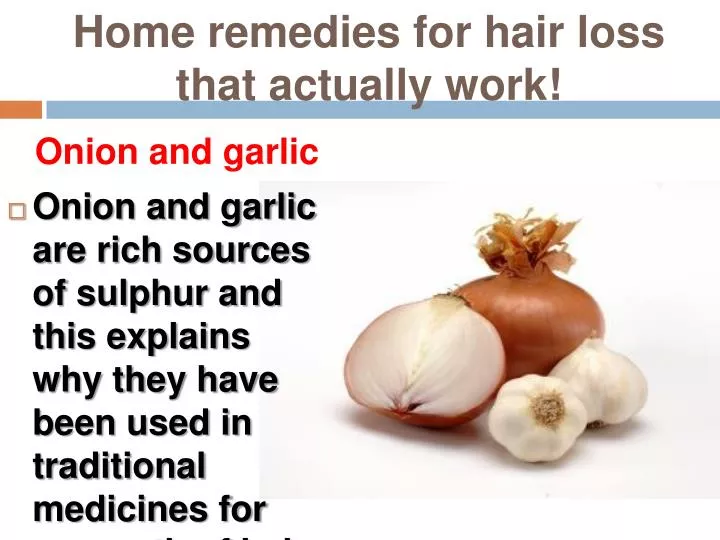 home remedies for hair loss that actually work
