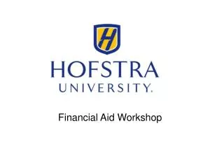 Financial Aid Workshop