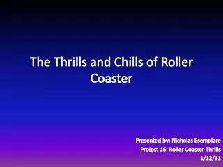 The Thrills and Chills of Roller Coaster
