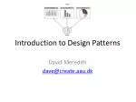 Introduction to Design Patterns